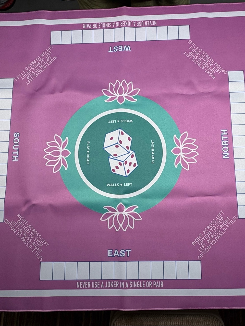The Mahjong Lavender/Pink Mat